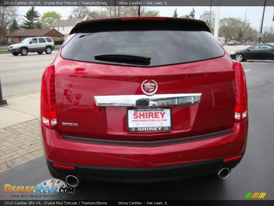 2010 Cadillac SRX V6 Crystal Red Tintcoat / Titanium/Ebony Photo #5