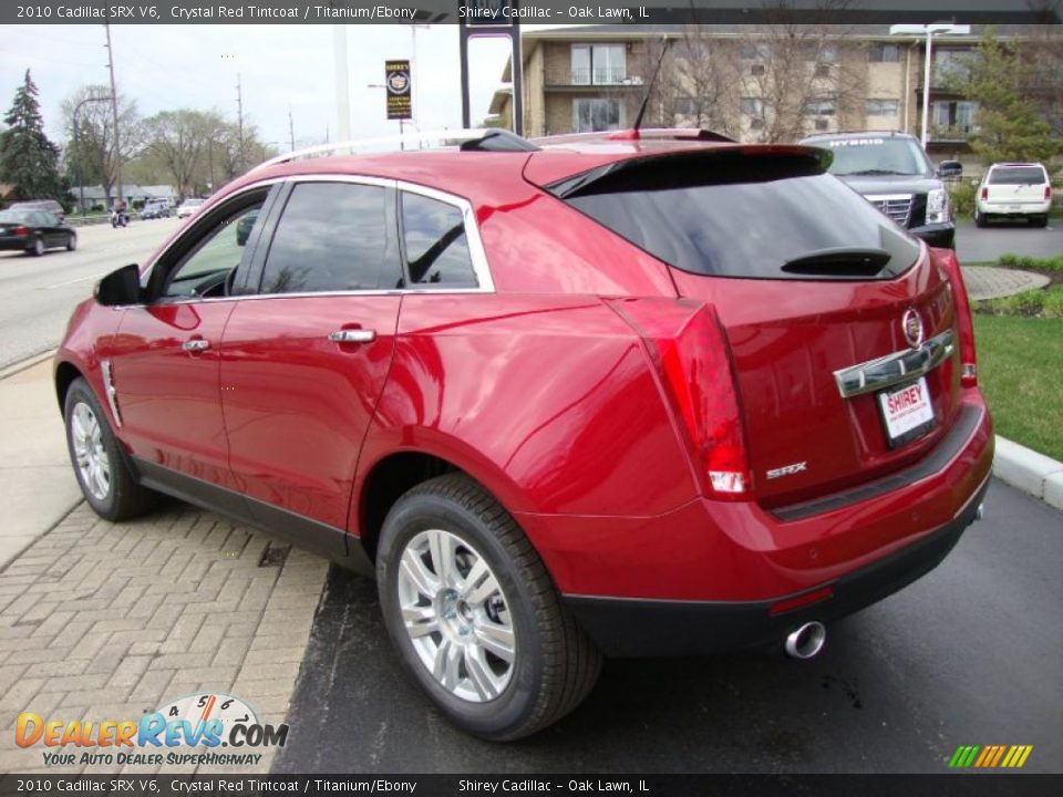 2010 Cadillac SRX V6 Crystal Red Tintcoat / Titanium/Ebony Photo #6