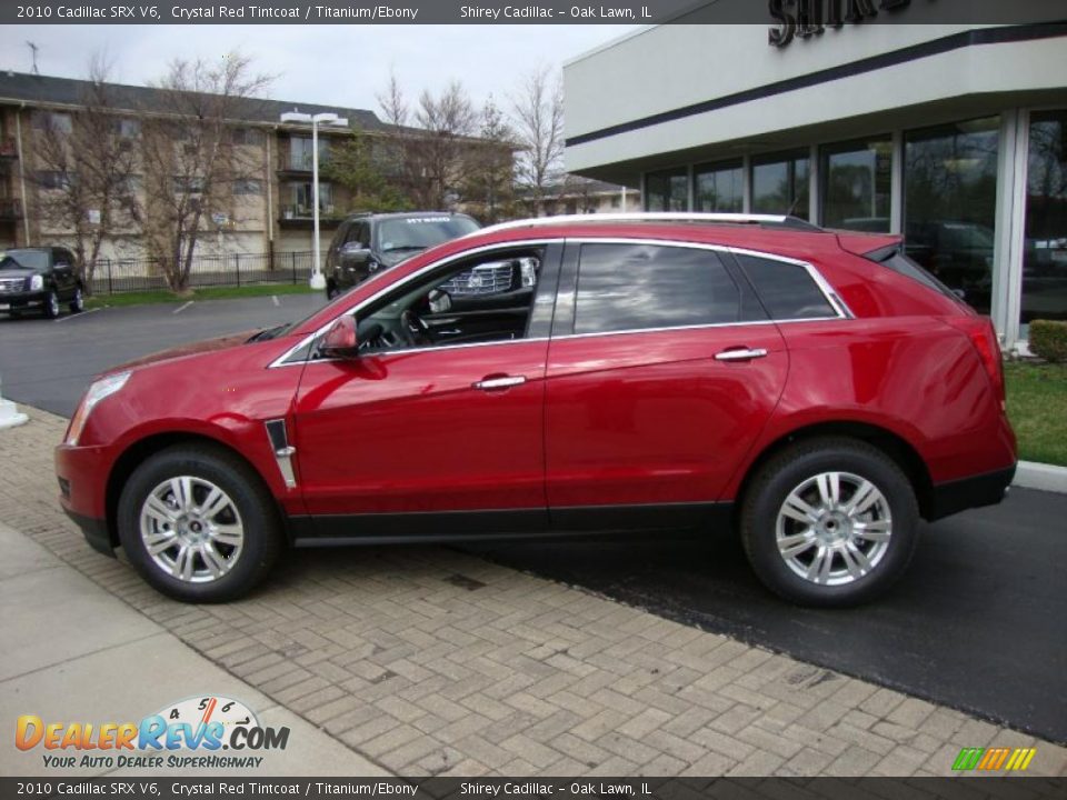 2010 Cadillac SRX V6 Crystal Red Tintcoat / Titanium/Ebony Photo #7