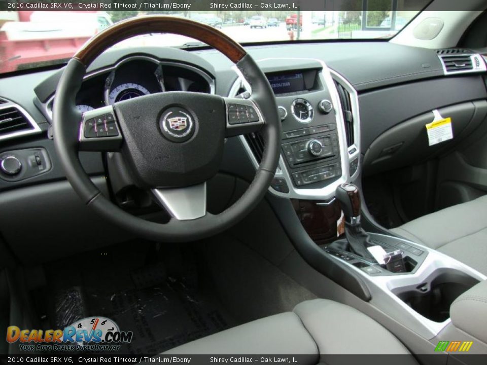 2010 Cadillac SRX V6 Crystal Red Tintcoat / Titanium/Ebony Photo #11