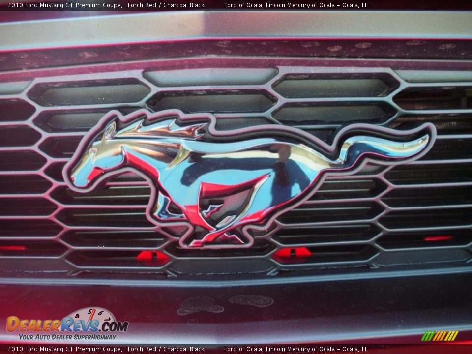 2010 Ford Mustang GT Premium Coupe Torch Red / Charcoal Black Photo #4