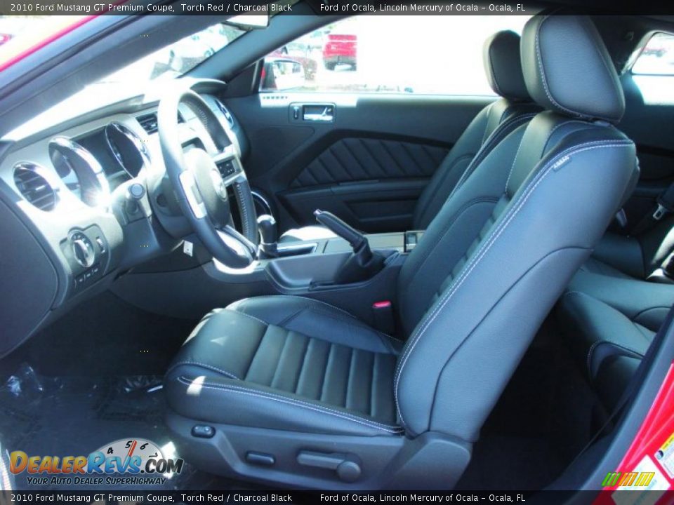 2010 Ford Mustang GT Premium Coupe Torch Red / Charcoal Black Photo #5