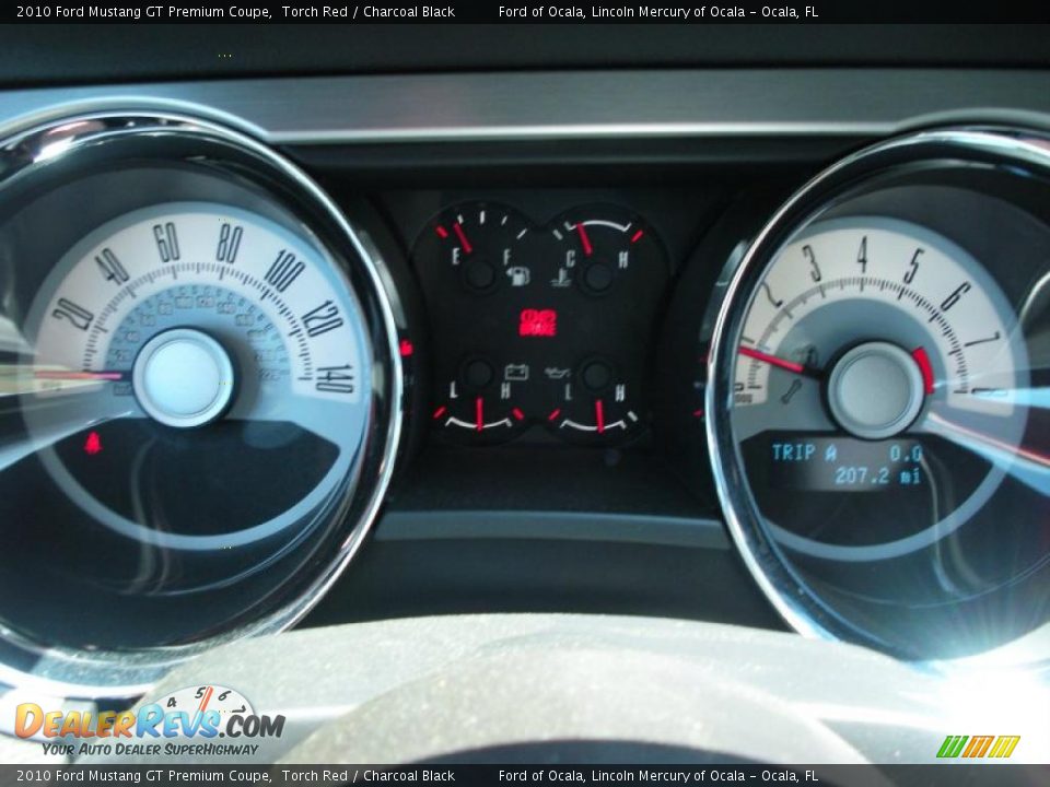 2010 Ford Mustang GT Premium Coupe Torch Red / Charcoal Black Photo #8