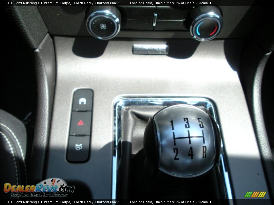 2010 Ford Mustang GT Premium Coupe Torch Red / Charcoal Black Photo #10