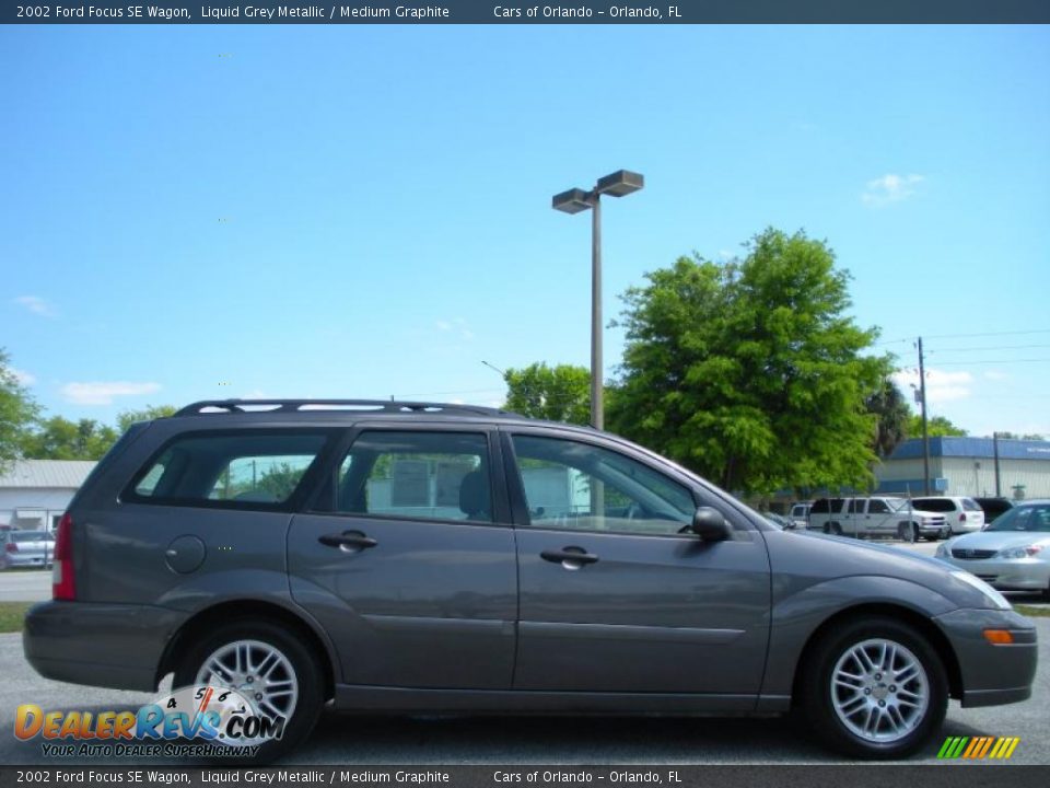 2002 Ford Focus SE Wagon Liquid Grey Metallic / Medium Graphite Photo #4