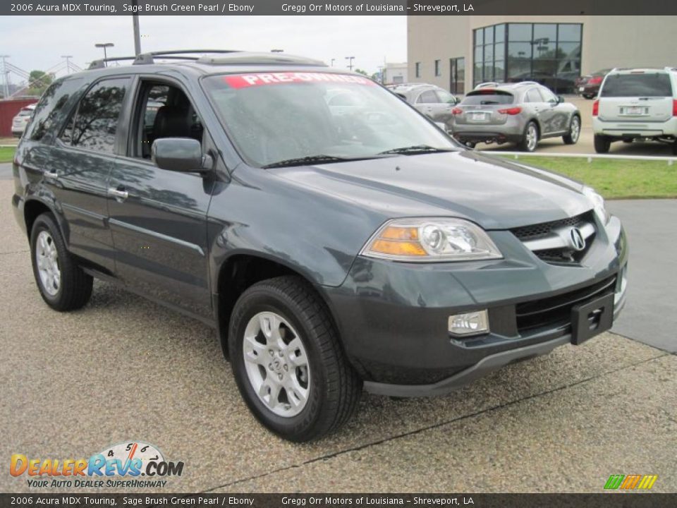 2006 Acura MDX Touring Sage Brush Green Pearl / Ebony Photo #2