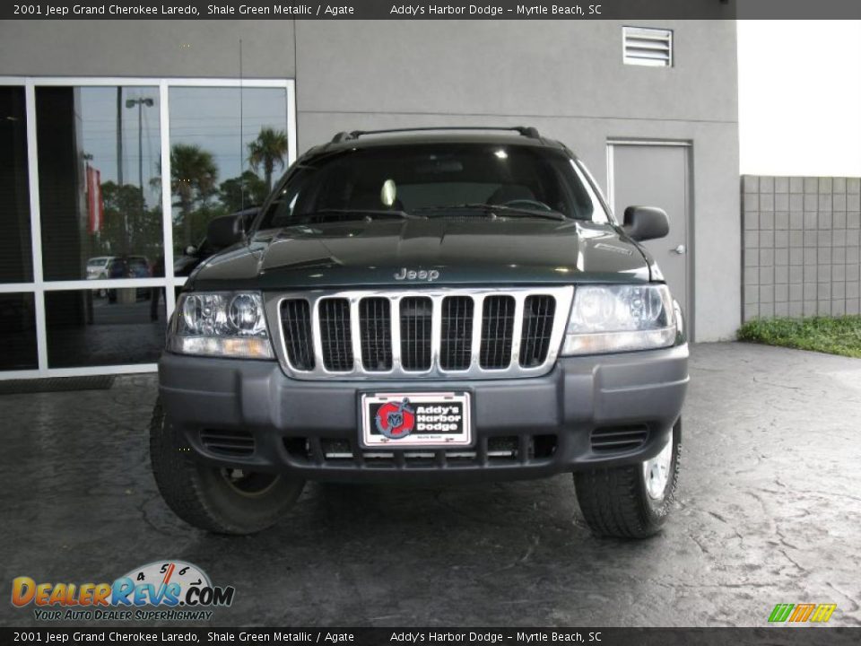 2001 Jeep Grand Cherokee Laredo Shale Green Metallic / Agate Photo #3