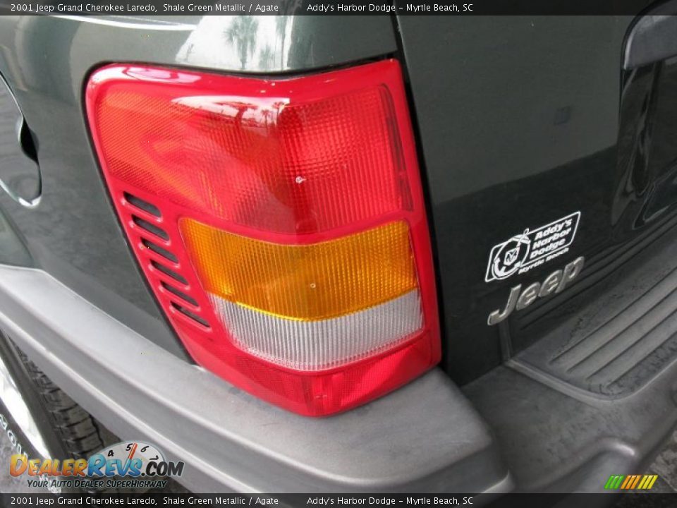 2001 Jeep Grand Cherokee Laredo Shale Green Metallic / Agate Photo #8