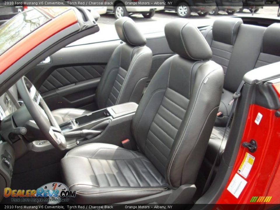 2010 Ford Mustang V6 Convertible Torch Red / Charcoal Black Photo #5