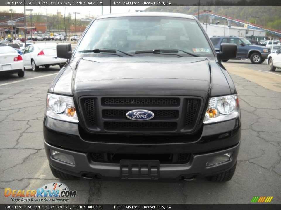 2004 Ford F150 FX4 Regular Cab 4x4 Black / Dark Flint Photo #16