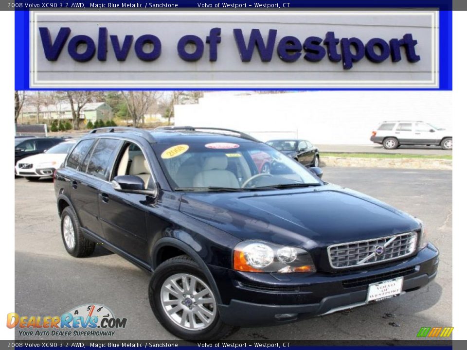 2008 Volvo XC90 3.2 AWD Magic Blue Metallic / Sandstone Photo #1