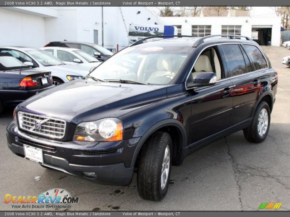 2008 Volvo XC90 3.2 AWD Magic Blue Metallic / Sandstone Photo #2