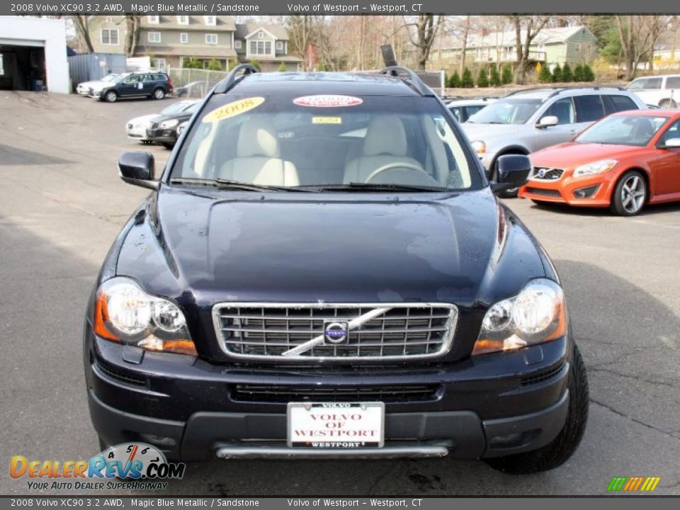 2008 Volvo XC90 3.2 AWD Magic Blue Metallic / Sandstone Photo #3