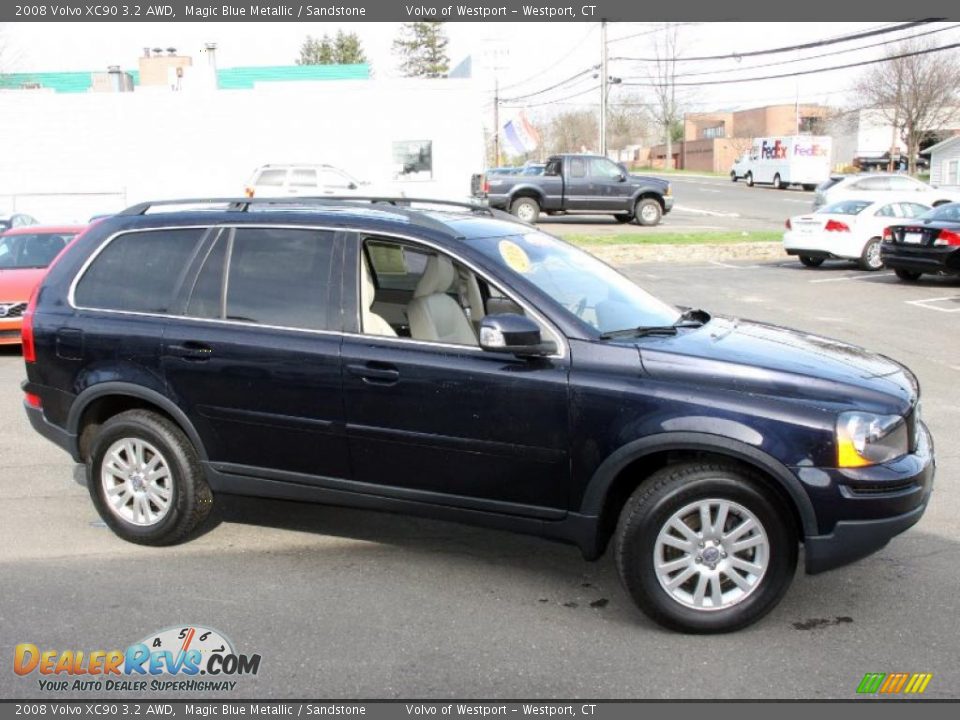 2008 Volvo XC90 3.2 AWD Magic Blue Metallic / Sandstone Photo #5