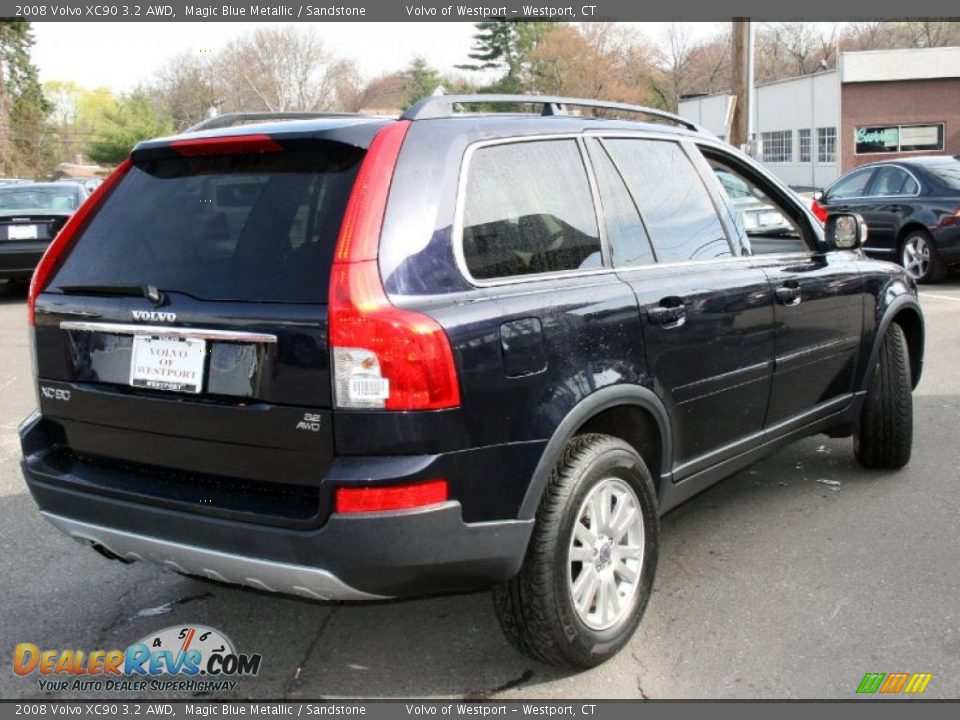 2008 Volvo XC90 3.2 AWD Magic Blue Metallic / Sandstone Photo #6