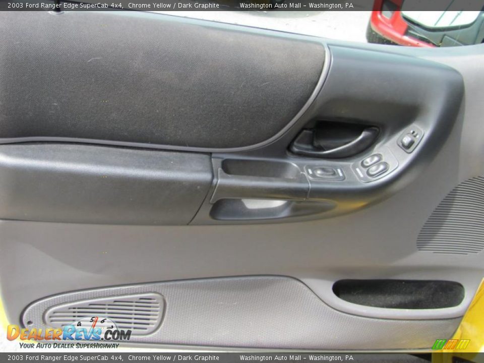 2003 Ford Ranger Edge SuperCab 4x4 Chrome Yellow / Dark Graphite Photo #11