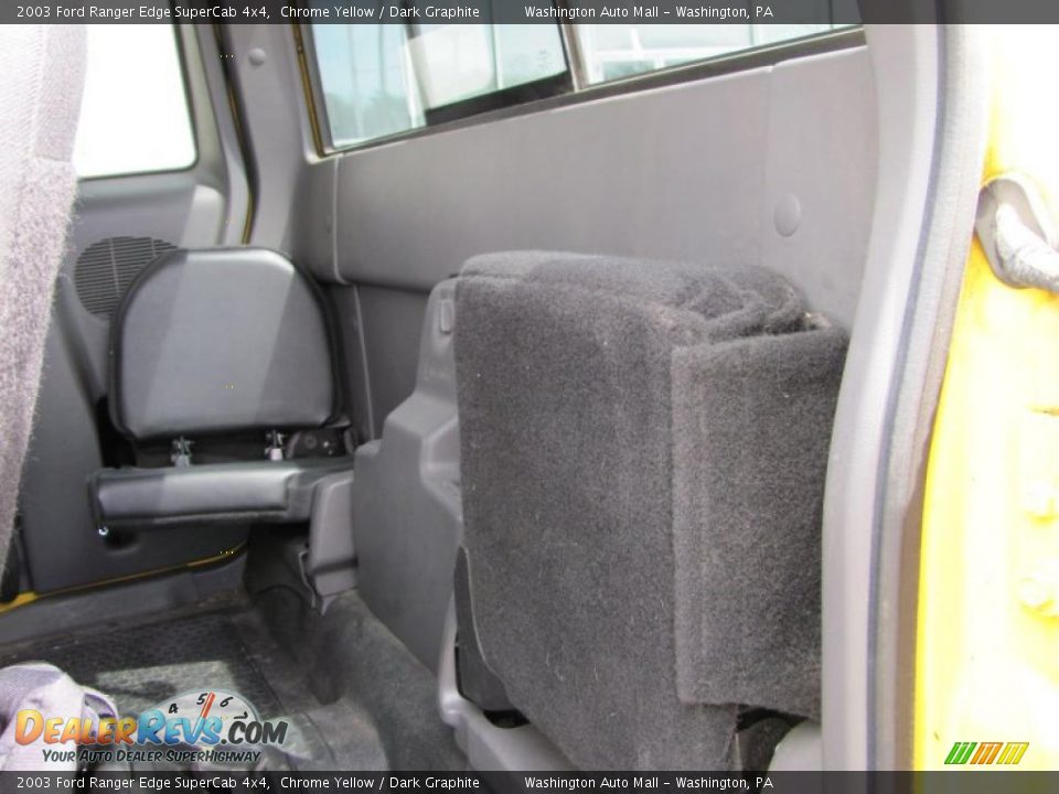 2003 Ford Ranger Edge SuperCab 4x4 Chrome Yellow / Dark Graphite Photo #12