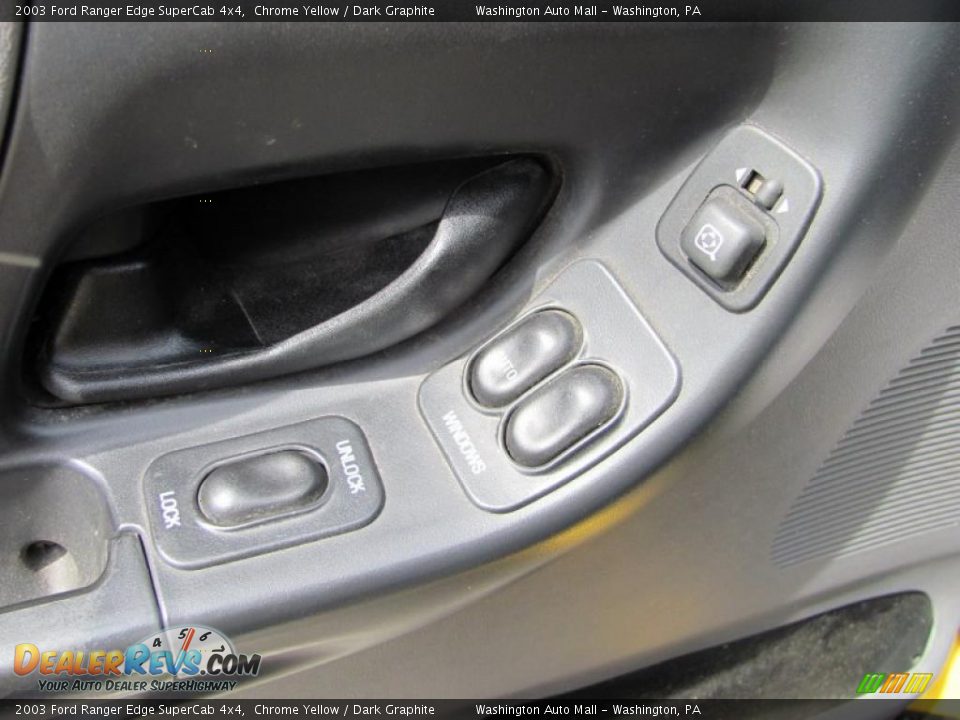 2003 Ford Ranger Edge SuperCab 4x4 Chrome Yellow / Dark Graphite Photo #15