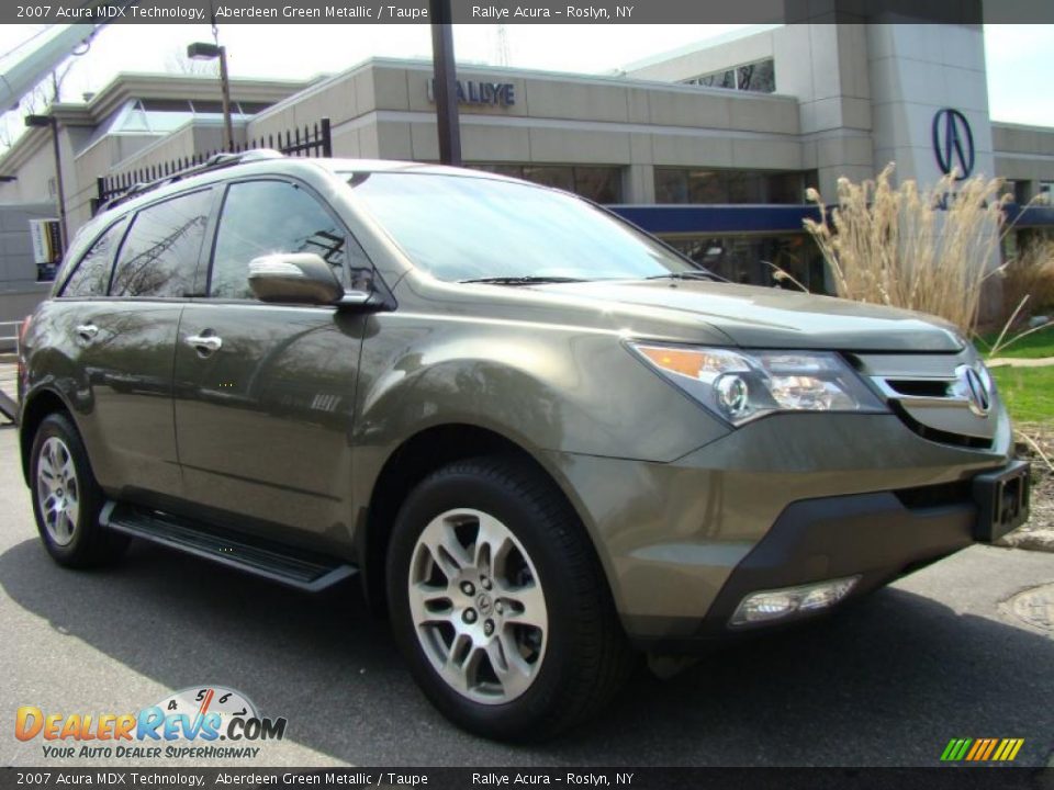 2007 Acura MDX Technology Aberdeen Green Metallic / Taupe Photo #1