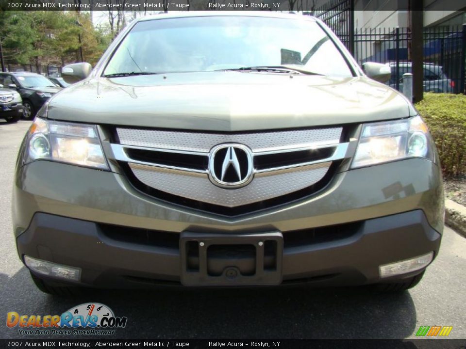 2007 Acura MDX Technology Aberdeen Green Metallic / Taupe Photo #2