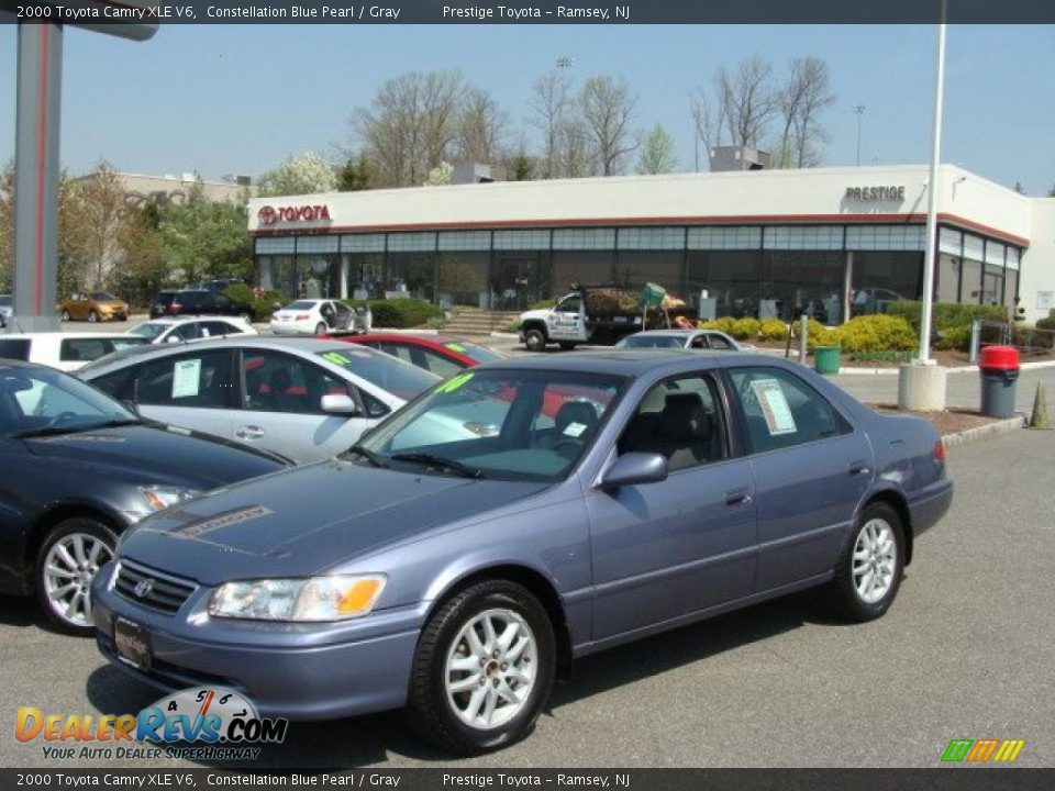 2000 Toyota Camry XLE V6 Constellation Blue Pearl / Gray Photo #1