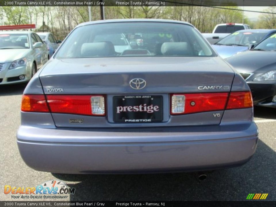 2000 Toyota Camry XLE V6 Constellation Blue Pearl / Gray Photo #5