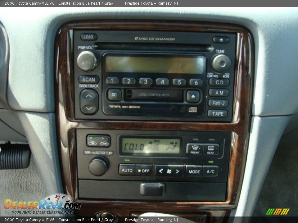 2000 Toyota Camry XLE V6 Constellation Blue Pearl / Gray Photo #11