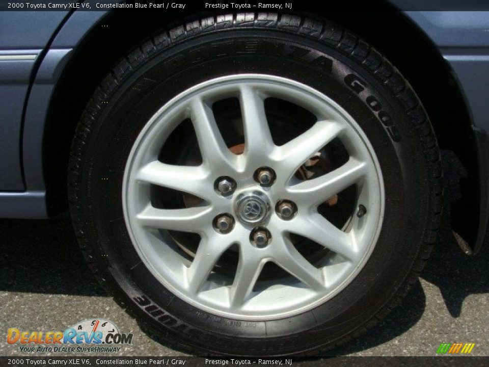 2000 Toyota Camry XLE V6 Constellation Blue Pearl / Gray Photo #14
