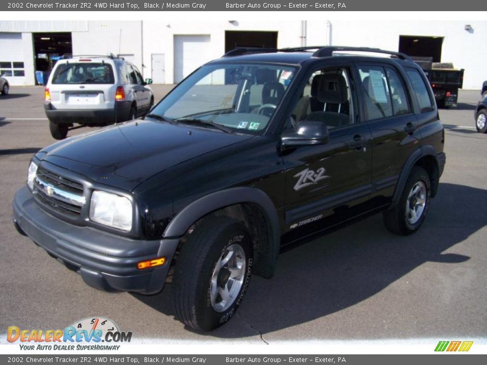 2002 Chevrolet Tracker ZR2 4WD Hard Top Black / Medium Gray Photo #1