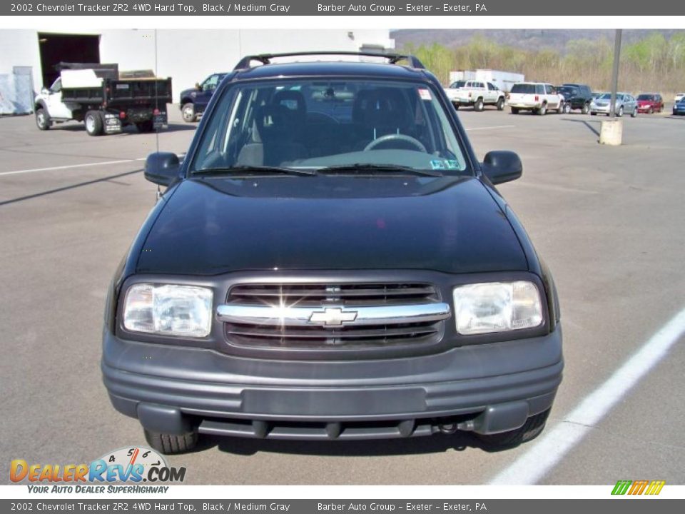 2002 Chevrolet Tracker ZR2 4WD Hard Top Black / Medium Gray Photo #2