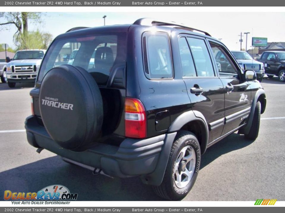 2002 Chevrolet Tracker ZR2 4WD Hard Top Black / Medium Gray Photo #5