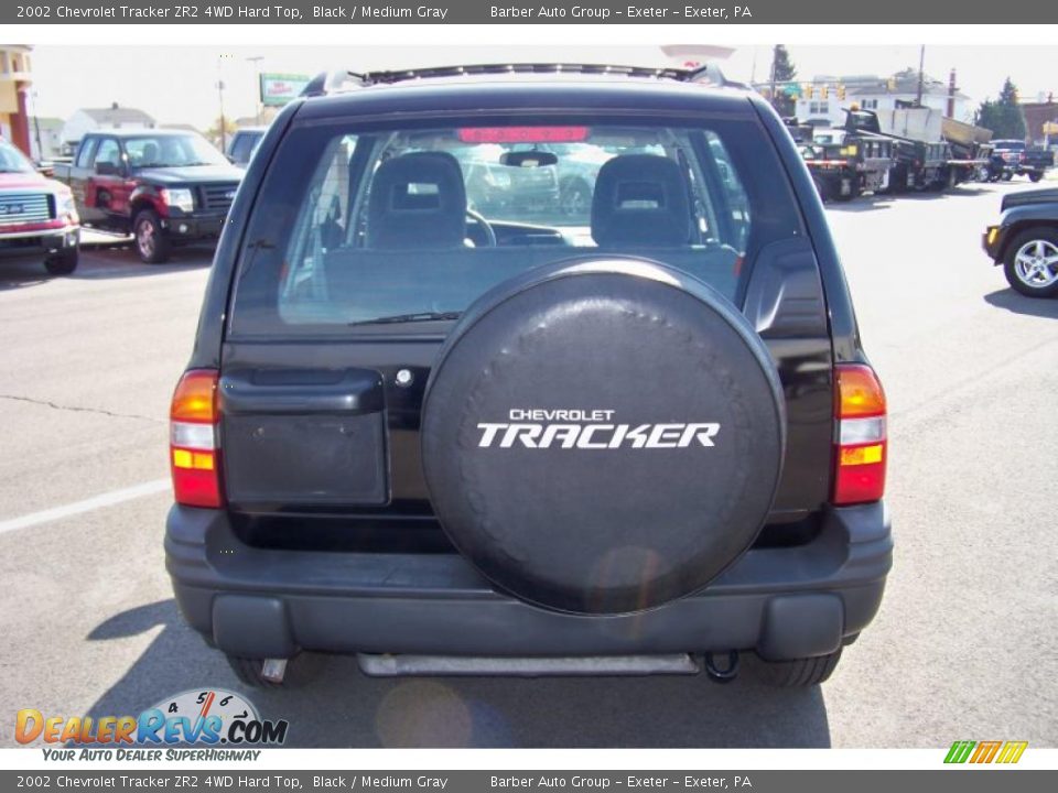 2002 Chevrolet Tracker ZR2 4WD Hard Top Black / Medium Gray Photo #6