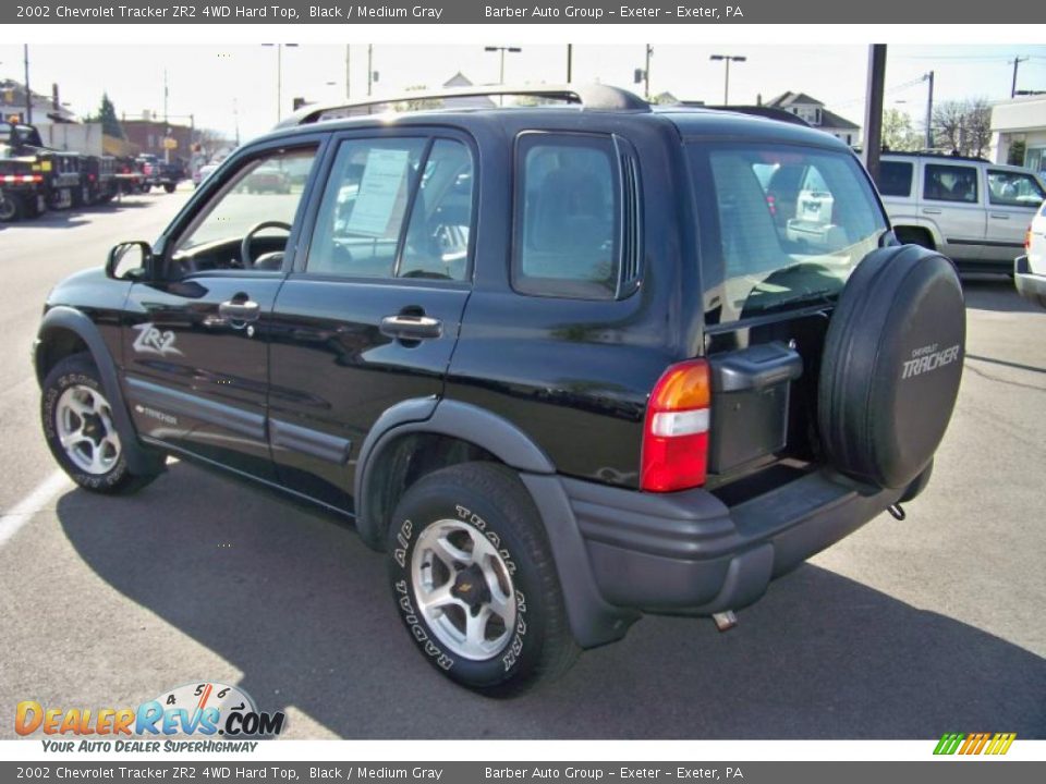 2002 Chevrolet Tracker ZR2 4WD Hard Top Black / Medium Gray Photo #7