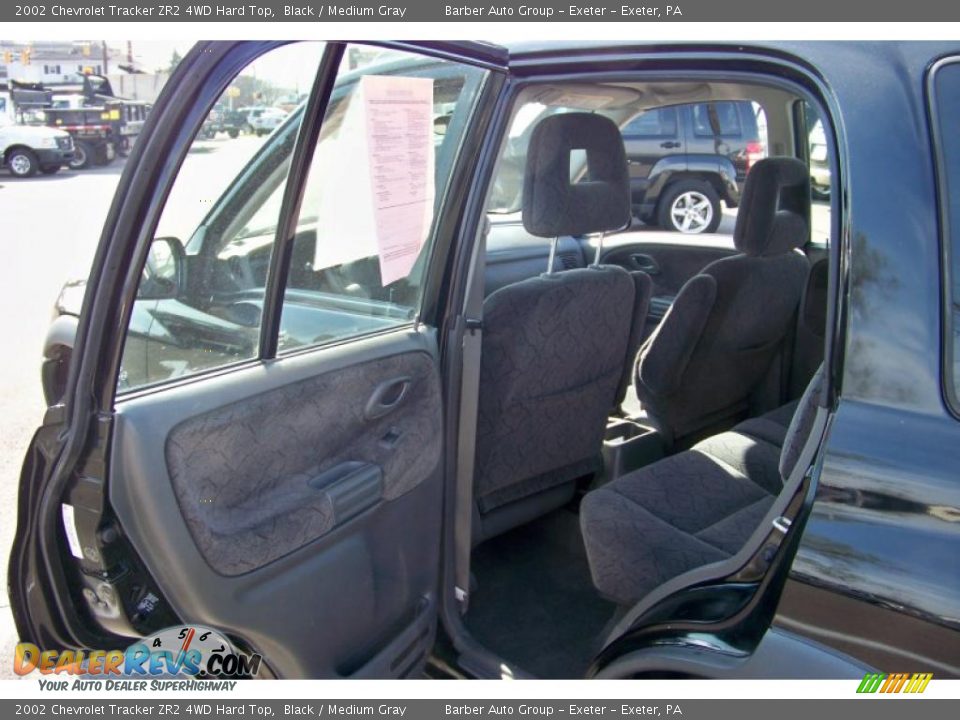 2002 Chevrolet Tracker ZR2 4WD Hard Top Black / Medium Gray Photo #14