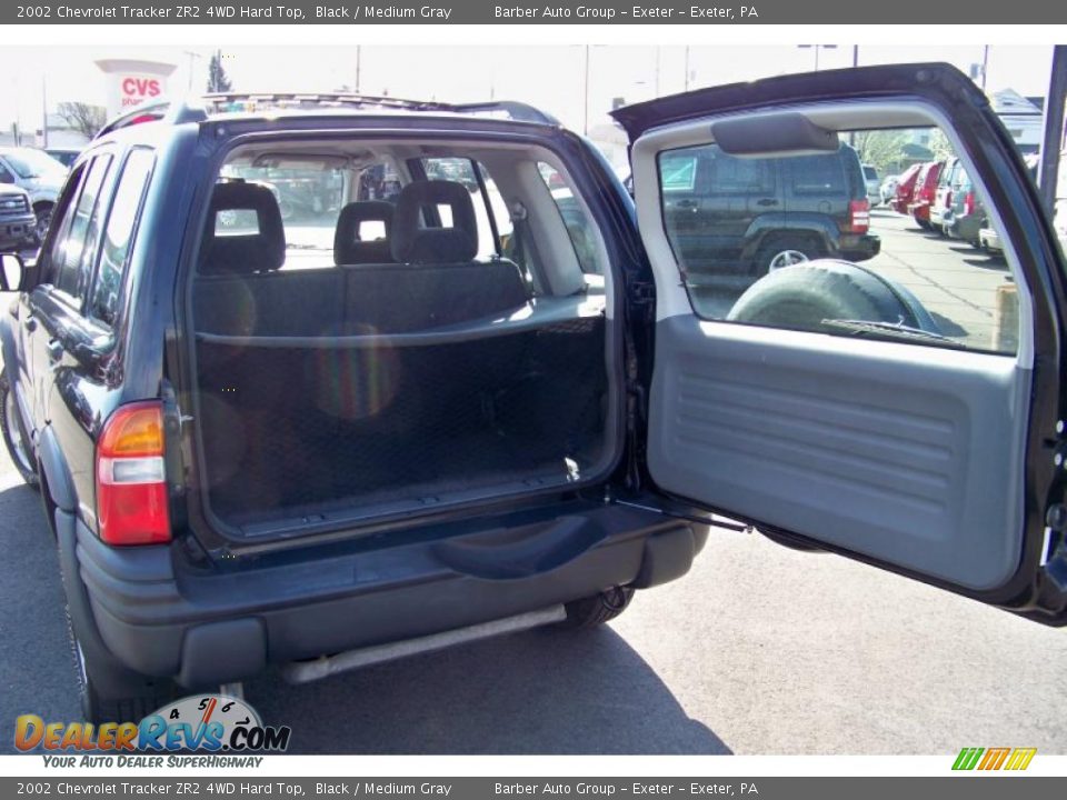 2002 Chevrolet Tracker ZR2 4WD Hard Top Black / Medium Gray Photo #21