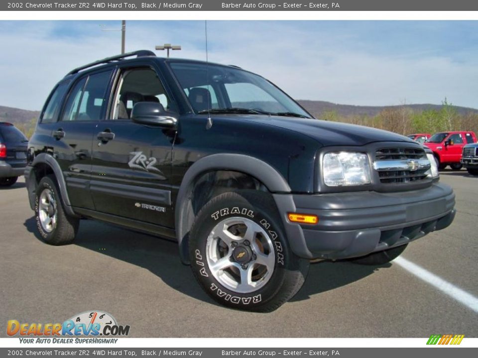 2002 Chevrolet Tracker ZR2 4WD Hard Top Black / Medium Gray Photo #25