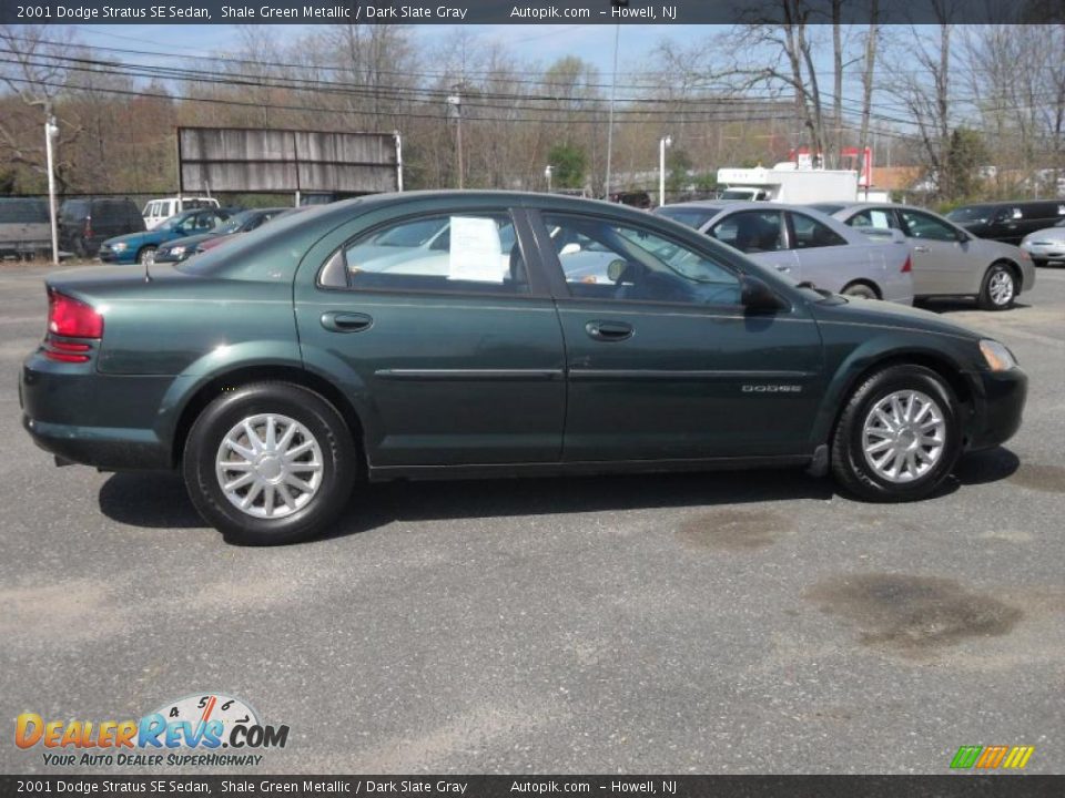 2001 Dodge Stratus SE Sedan Shale Green Metallic / Dark Slate Gray Photo #4