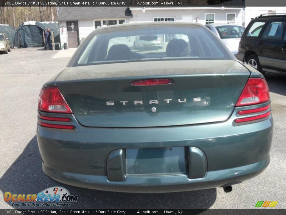 2001 Dodge Stratus SE Sedan Shale Green Metallic / Dark Slate Gray Photo #6
