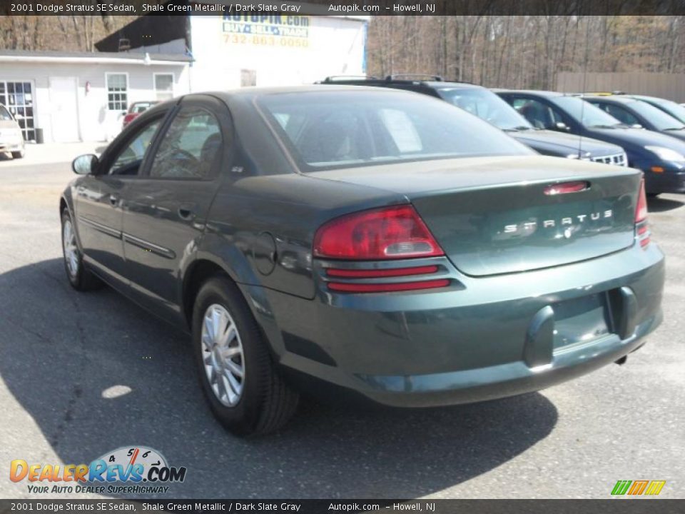 2001 Dodge Stratus SE Sedan Shale Green Metallic / Dark Slate Gray Photo #7