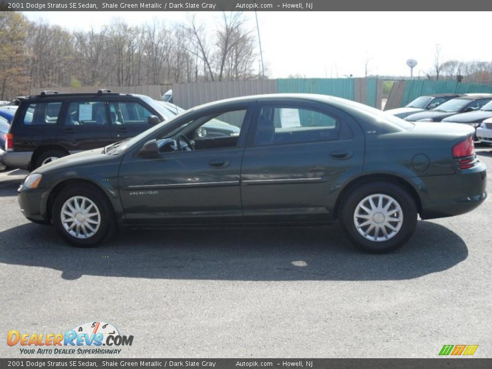 2001 Dodge Stratus SE Sedan Shale Green Metallic / Dark Slate Gray Photo #8