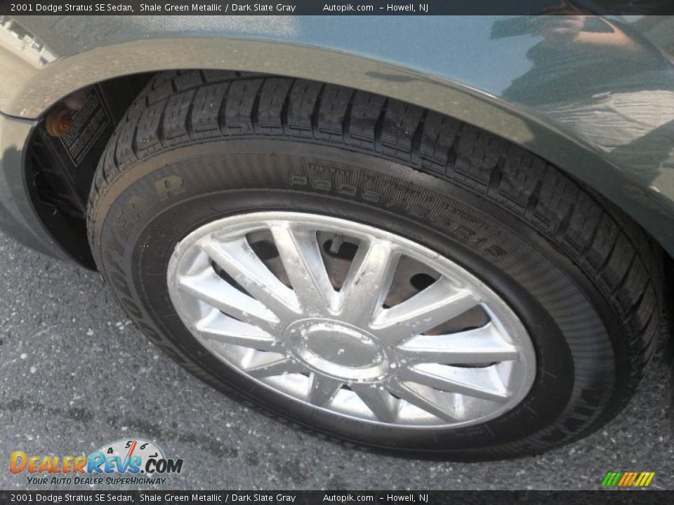 2001 Dodge Stratus SE Sedan Shale Green Metallic / Dark Slate Gray Photo #17