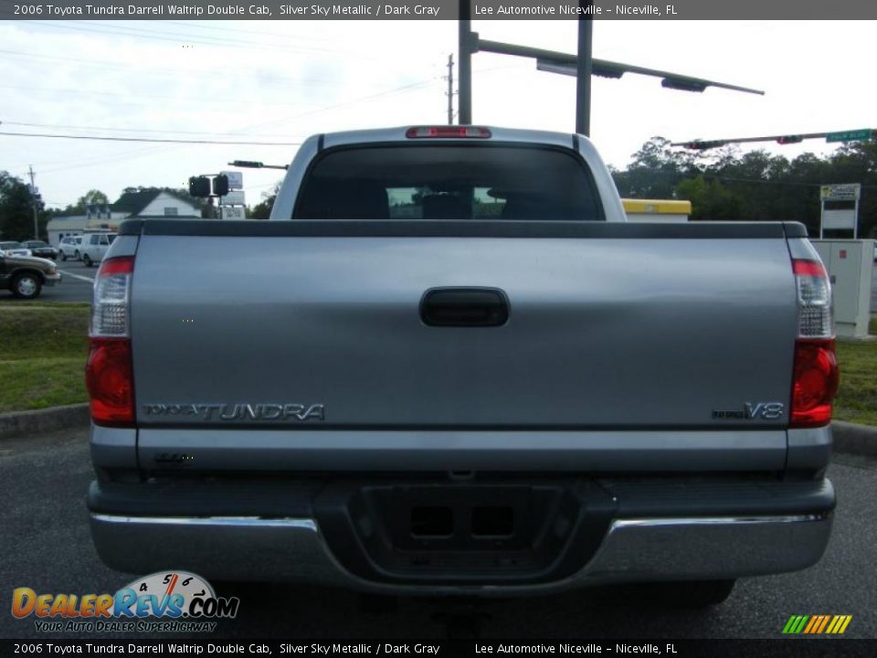 2006 Toyota Tundra Darrell Waltrip Double Cab Silver Sky Metallic / Dark Gray Photo #5