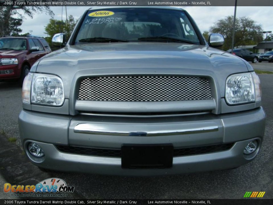 2006 Toyota Tundra Darrell Waltrip Double Cab Silver Sky Metallic / Dark Gray Photo #9