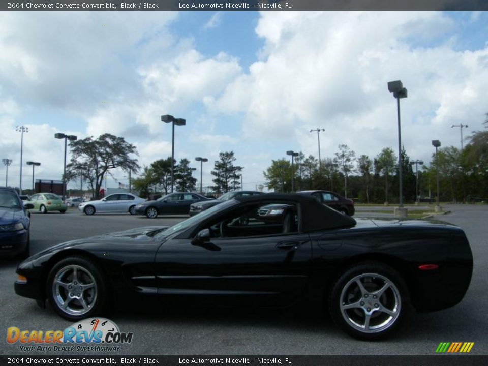 2004 Chevrolet Corvette Convertible Black / Black Photo #2