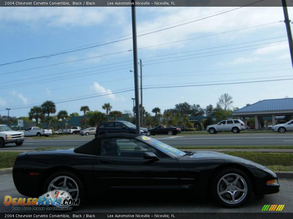 2004 Chevrolet Corvette Convertible Black / Black Photo #6