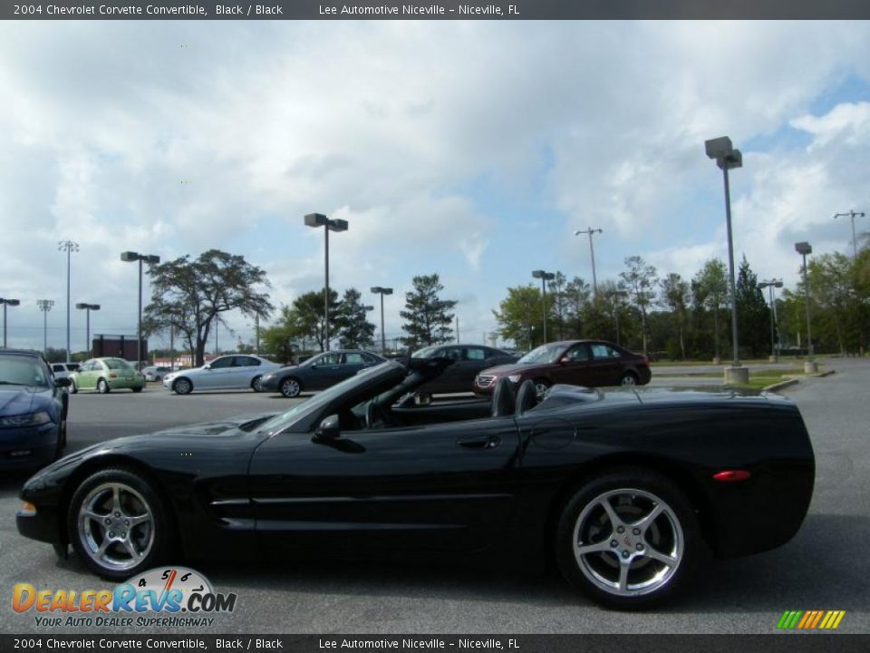 2004 Chevrolet Corvette Convertible Black / Black Photo #11