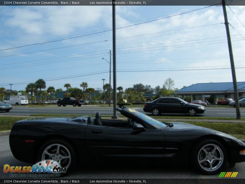 2004 Chevrolet Corvette Convertible Black / Black Photo #15