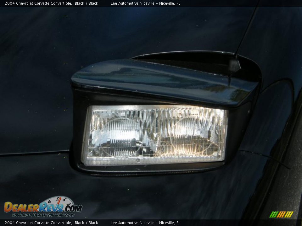 2004 Chevrolet Corvette Convertible Black / Black Photo #18