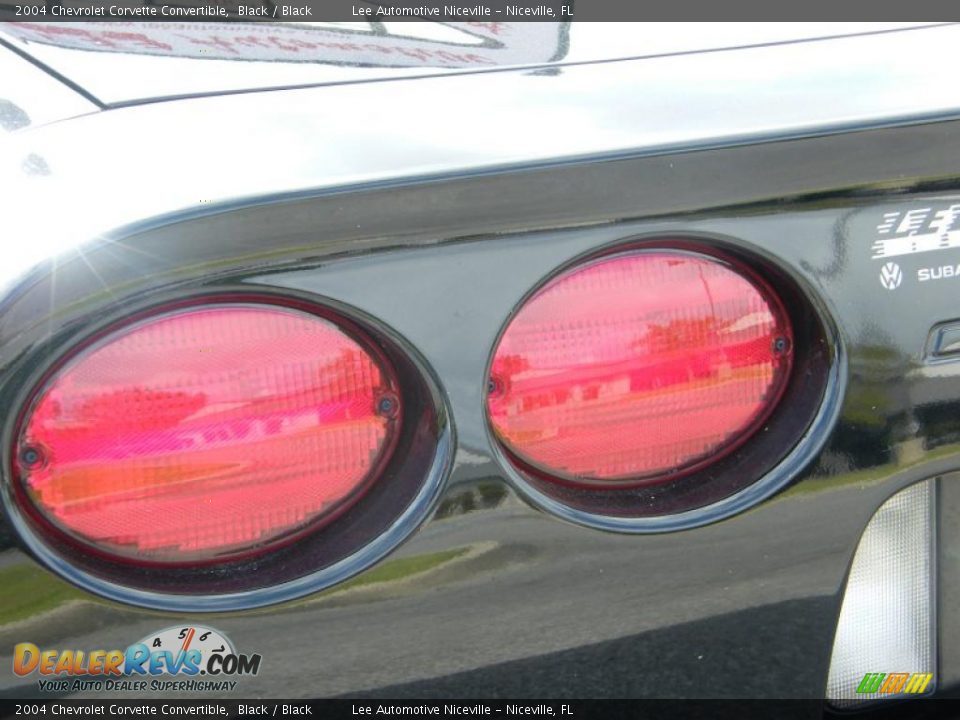 2004 Chevrolet Corvette Convertible Black / Black Photo #19