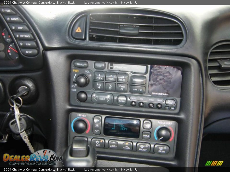 2004 Chevrolet Corvette Convertible Black / Black Photo #29